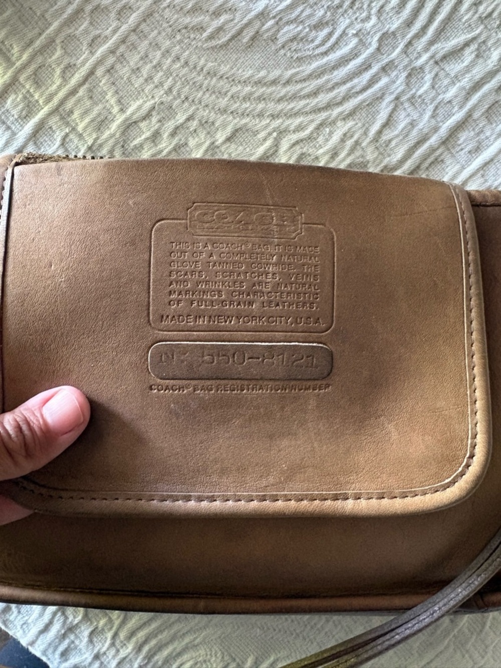 SOLD VTG Coach basic bag - Picture 14 of 14